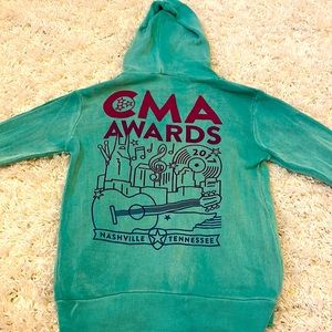Country Music Awards Hoodie Teal Medium NWT